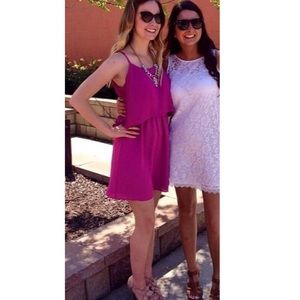 Pink Dress with Pleats